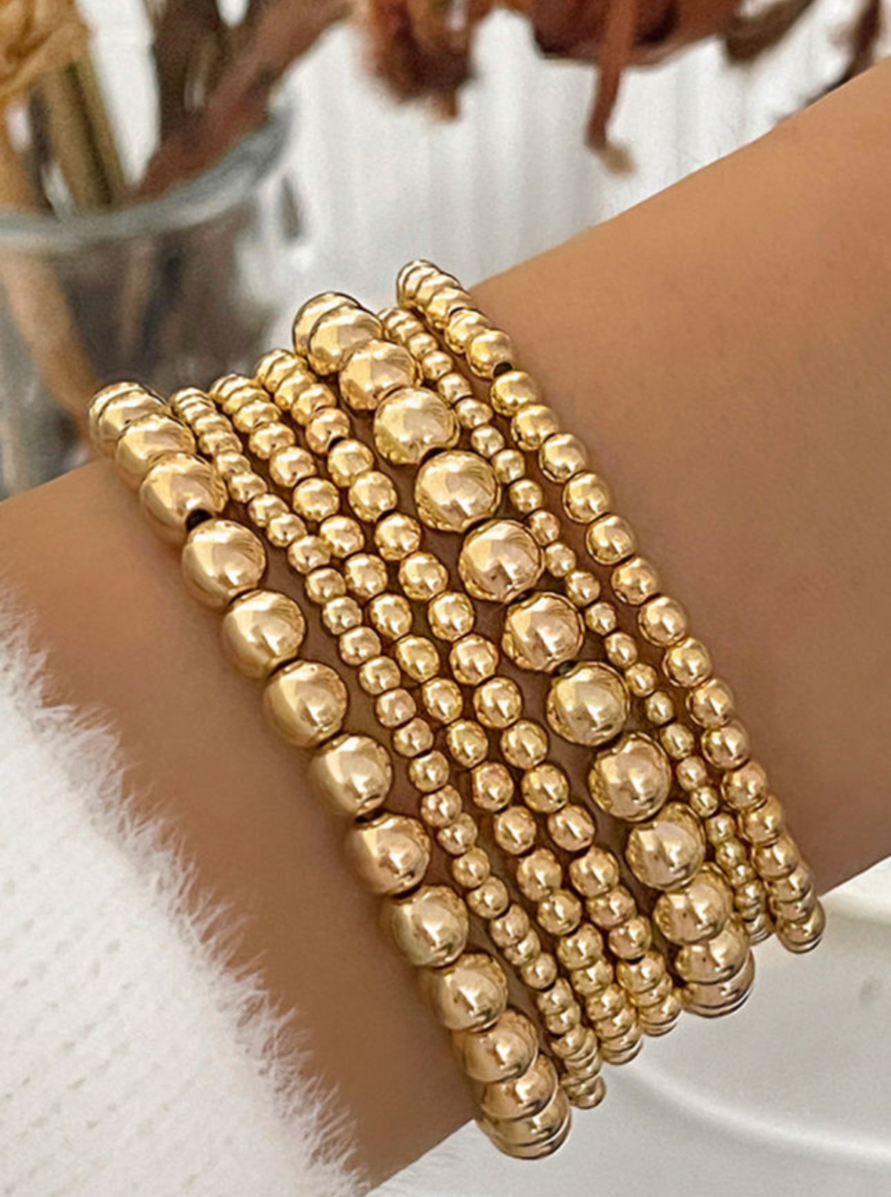 Gold Stack Bracelets